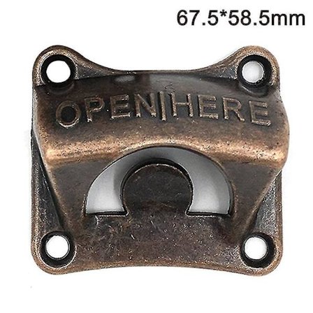 Vægmonteret Flaskeåbner til Øl med Skruer