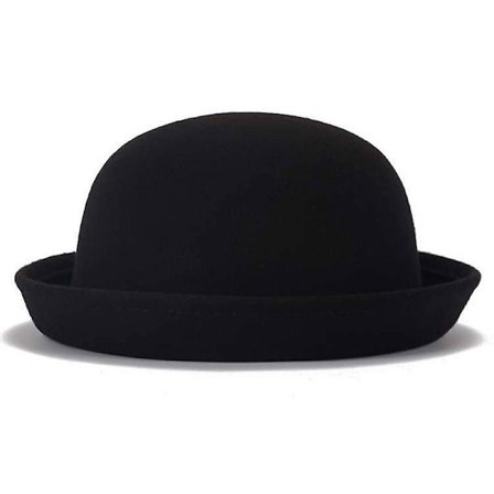 Bowlerhatt i ull for foreldre og barn, Fedora-hatter