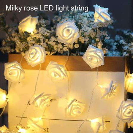 Rose Flower Led-ljus Iögonfallande Utsökt För Trädgården