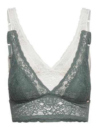 Light Padded Lana-2Pp Bralette Lingerie Bras & Tops Soft Bras Triangle Bras Grønn Dorina