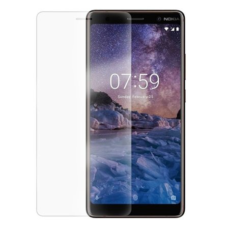 Nokia 7 Plus lasinen näytönsuoja - Kirkas