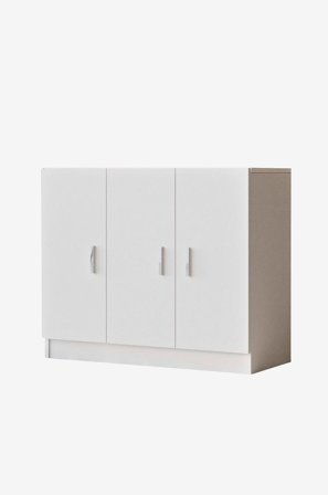 Homitis - Opbevaringsskab Vario E - Baroque, Mørkegrå - Hvid - Skabe - Fra Homeroom