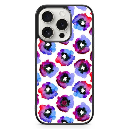 Bjornberry Skal iPhone 15 Pro - Violettblommor