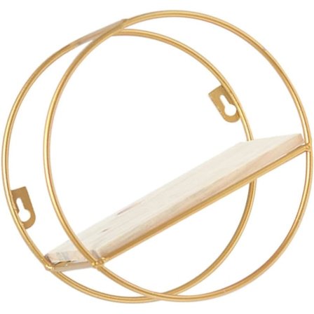 Smuk Jern Kunsthåndværk Væghylde 1 stk. Opbevaringsreol Opbevaringshylder Vægmonteret Hyldeenhed