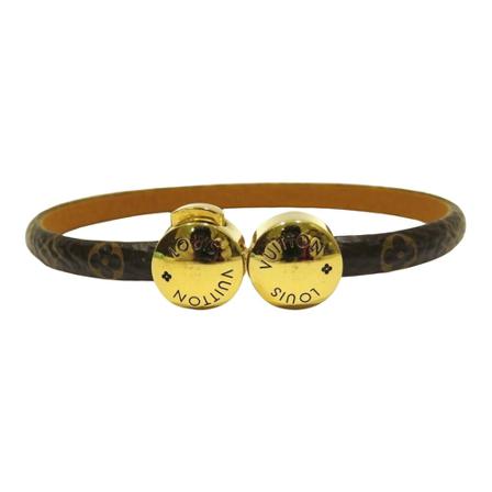 Louis Vuitton Vintage Bracelets brun, Dam Vintage Smycken, Dam, Storlek: ONE SIZE
