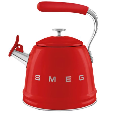 Smeg Viheltävä vesipannu, 2,3 litraa, punainen