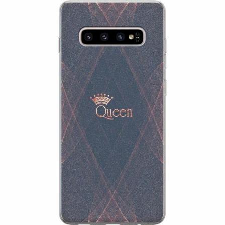 Samsung Galaxy S10+ Genomskinligt Skal Queen