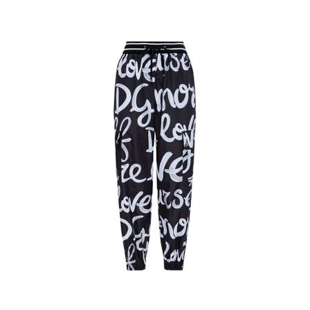 Dolce & Gabbana Track pants , Zwart , Dames , Maat: 2XS