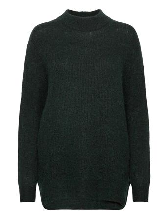 Slflulu Enica Ls Knit O-Neck Pullover Blå Selected Femme