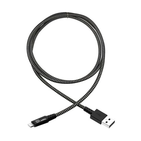 TRIPP LITE Eaton Tripp Lite Series Heavy-Duty USB-A to Lightning Sync/Charge Cable, MFi Certified - M/M, USB 2.0, 3 ft. (0.91 m) - Lightning-kabel -
