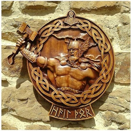 Odin Ravne Viking Odin Thor Ravn Viking Mytologi Ikon Vægdekoration til Hjemmet