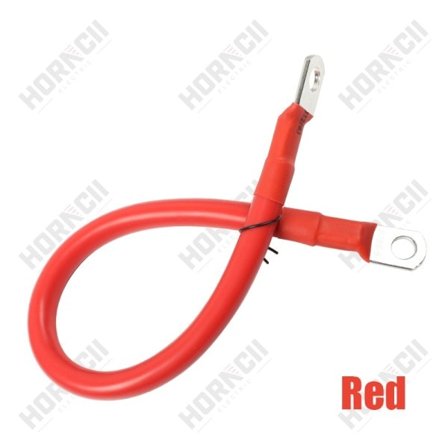 Mjuk batteri kabel silikon tråd 8 6 4 2 0 AWG trådad tennpläterad koppar tråd med M6 M8 M10 Lug