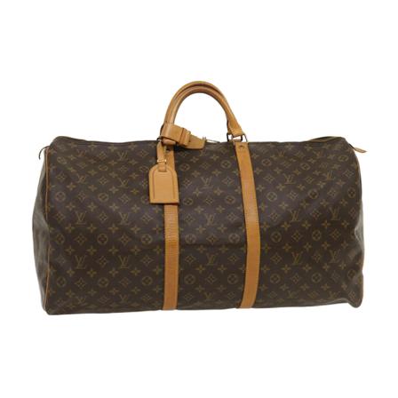 Louis Vuitton Vintage, Pre-owned Keepall 60 Bruin, Dames, Maat:ONE Size