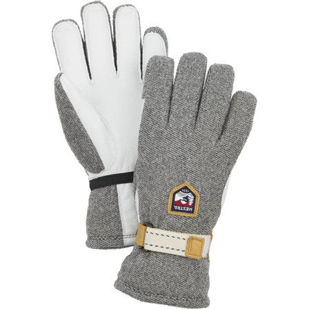Hestra Windstopper Tour - 5 Finger Men hiking gloves Grey 8