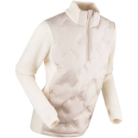 Bjørn Dæhlie Women's Half Zip Softly Women long-sleeved sweaters White S