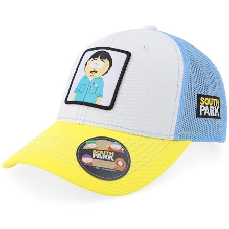 South Park - White trucker Gorra - Randy Marsh White Yellow/Blue Trucker @ Hatstore