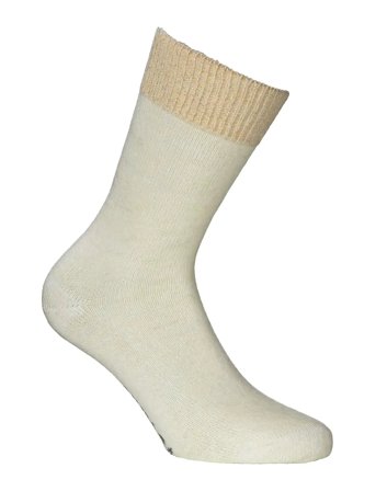 Alpaca Sparkle Crew 1-Pack Cream Alpacasocks&Co