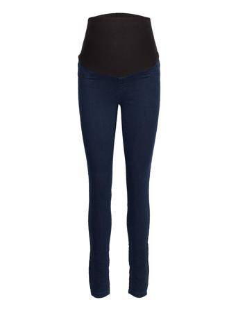 Mlecho Dark Blue Skinny Jegging V. Skinny Jeans Blå Mamalicious