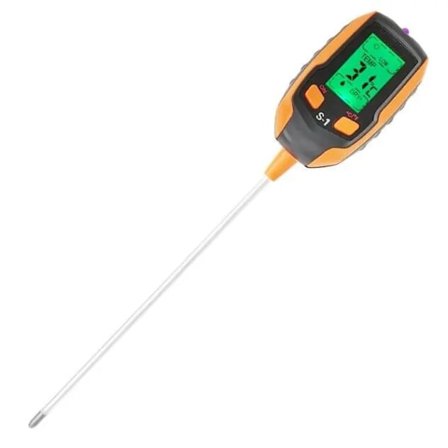 4 i 1 jord fukt meter digital växt temperatur jord fukt PH meter solljus intensitet miljö fuktighet