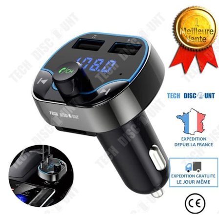 FM-sändare - TD - T24 - Snabbladdning - Röstnavigering - Bluetooth 4.2