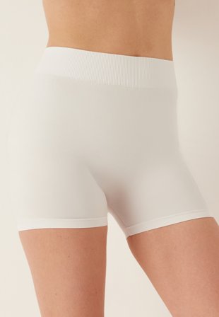 Pieces - Pclondon Mini Shorts - Bright White - Kläder - - Bubbleroom