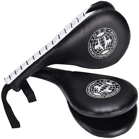 Taekwondo Sparkdyna Mål för Barn Karate Boxning Barn Träning Övning Läder Slagmål Säkerhetsutrustning Blå