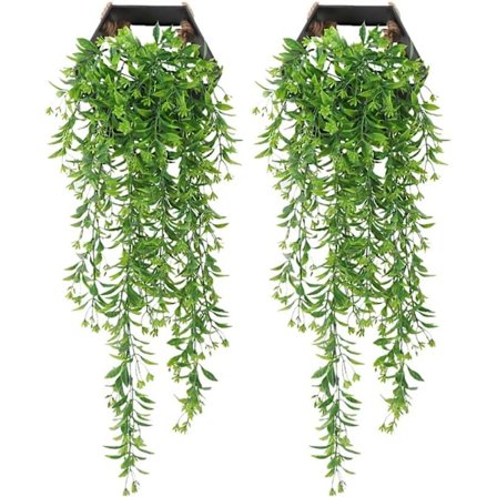 2 stk. Kunstig eføy - Kunstig eføy - Hengeeføy - Kunstig