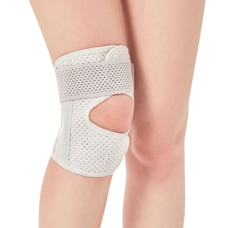 Knæbind med dobbelte stabilisatorer Knæstøtte Mænd Kvinder Lindrer Meniskskade Knæsmerter Gigt Tendinitis Smerter Skadesrestitution Løbetræning