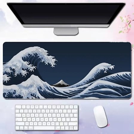 Musemåtte Tastatur Musemåtte NAVY 900X400X2MM