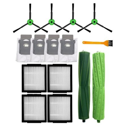 For Combo J7+ Erstatningsdeler Tilbehør Hovedbørste Sidebørste Hepa Filter Støvpose [DB]