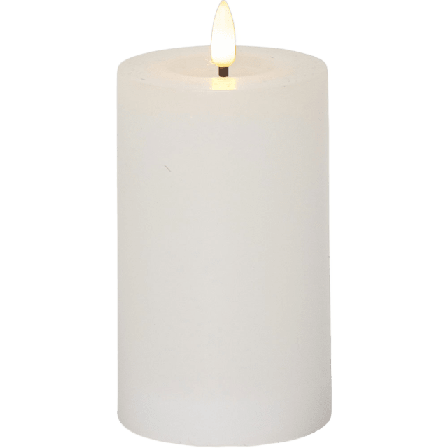 Star trading LED Blockljus Flamme Flow Dekoration Vit 15CM