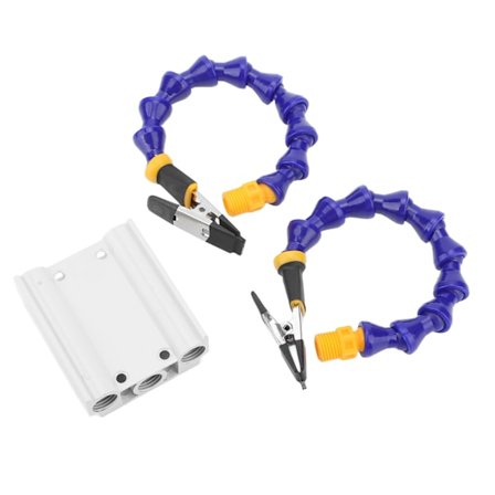 Juottaminen Apu Kädet ABS Joustava Varsi Alumiiniseos Pohja Kolmas Käsi Juotos Työkalu Irrotettava Kumi Kansi 2PCS