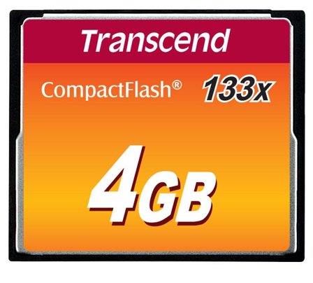 Transcend flashminnekort - 4 GB - CompactFlash