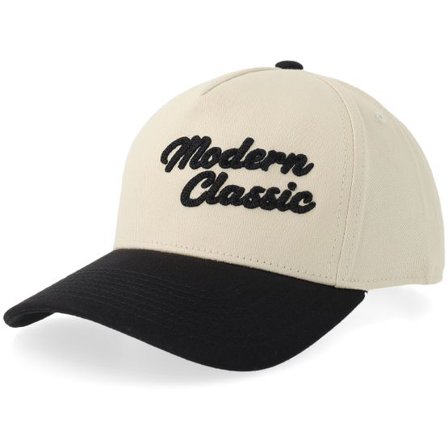 Iconic - Beige adjustable Keps - Modern Classic Blk 3d Blank Stone/Black A-frame Adjustable @ Hatstore