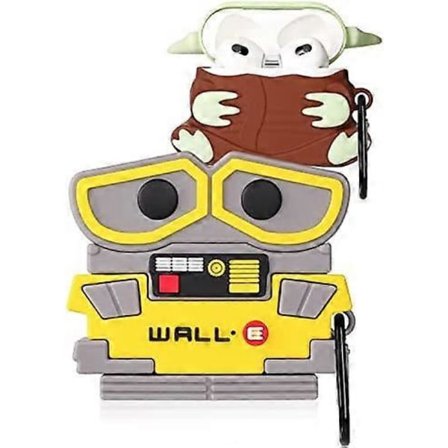 2-pack Gkv för Airpods 3-fodral för Airpod 3 (2021) Unik Rolig Kul Kawaii Söt 3D Cartoon Design Air Pods 3:e Generationen Silikonfodral för Flickor