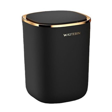 12l Søppelbøtte Kjøkken Bad Toalett Søppelkasse Automatisk Induksjon Vanntett Søppelbøtte Med L