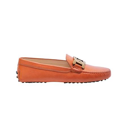 Tod's, Moccasins Pomarańczowy, Kobieta, Rozmiar: 40 EU