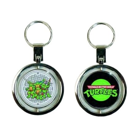 Teenage Mutant Ninja Turtles Logo Spinner Nyckelring En Storlek Grön