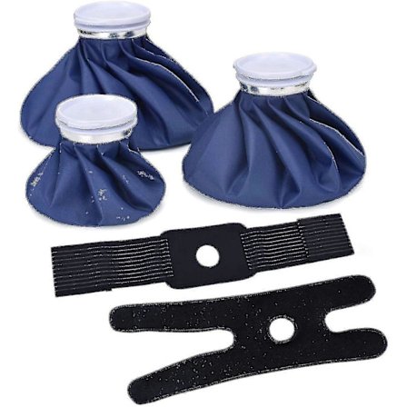 Knæsmerte Lindrende Ispose Stropper - 6 Tommer Varme & Kolde Terapi Puder