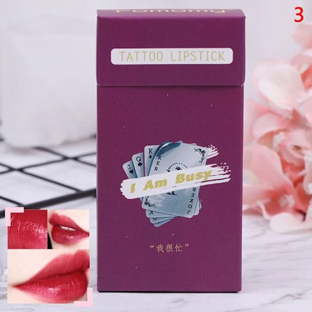 20 kpl/laatikko tatuointihuulipuna puuvillatyyny huulikiilto matta nestemäinen huulipuna savukekotelo huulipuna vedenpitävä matta huulikiilto