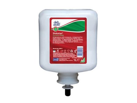 DEB Hudkräm Stokolan Sensitive 1L - Lyreco - Städ och hygien - Tvål och hygien - Hygiensystem - Deb