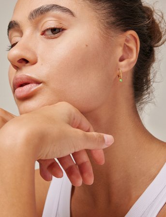 Enamel Copenhagen Hoops, Belle - Green - ONE SIZE