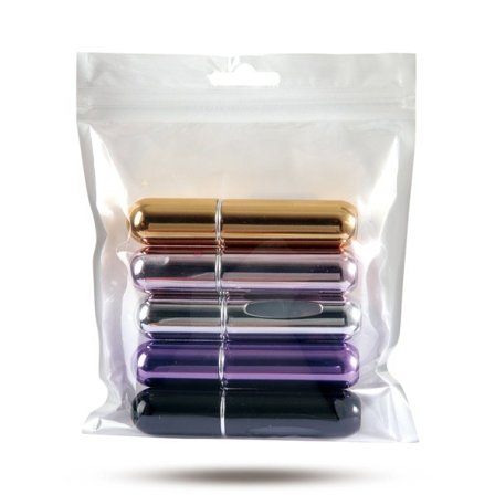 5 stk. Genopfyldelige Små hætteglas Top Kvalitet Parfume Spray Beholder Aluminium Flaske Tom Værktøj