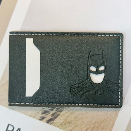 Kreativ flaggermus ID-kortholder Personlig PU-skinnkortlomme