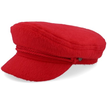 Brixton - Rouge traditionalbeanie Casquette - Fiddler Cap Adrenaline Rush Red Vega Cap @ Hatstore