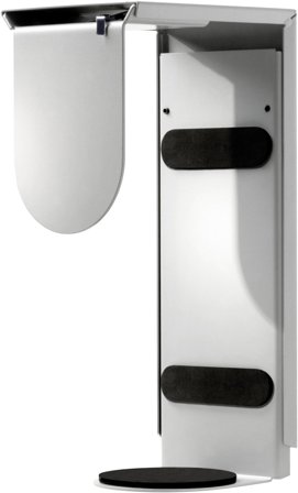 MATTING Plain CPU-hallare - Mounting kit - monterbar under skrivebord - sølv