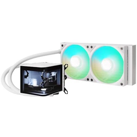 Vattenkylning AIO - TRYX - Panorama RGB - Kurvad skärm 6,5" - 240 mm - Tyst 27,86 dB(A)