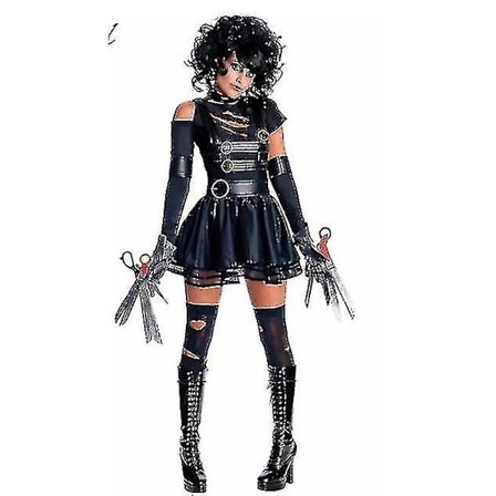 Edward Saksehånd Kostumer Til Voksne Kvinder Halloween Fest Udklædning Kvinde Fancy Kjole Rollespil Spil Tøj-e