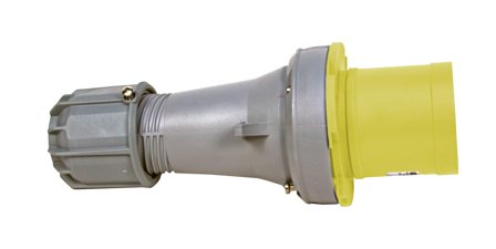 Garo P 463-4 S Støpsel IP44, 5-polet 63 A Gul, 4 h, Stikkontakter & kabler