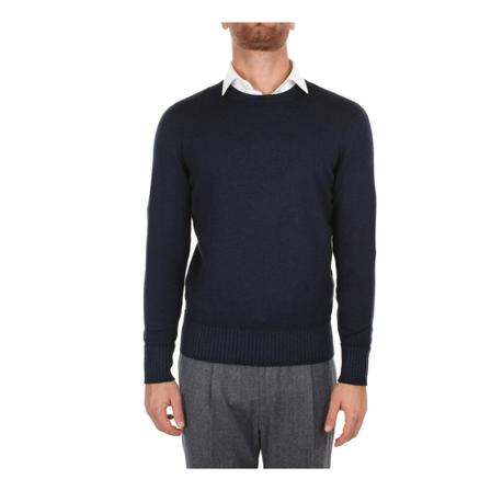 Drumohr D8M103Al 791 Sweater Blå, Herre